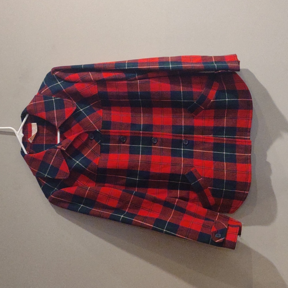 Pendleton Women's 16 Tartan Wool red,Navy,Green‎ Shirt/Jacket
